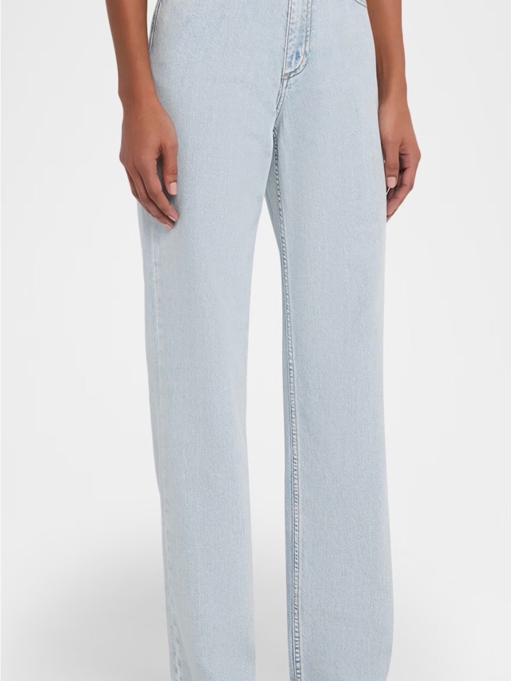 rag & bone Featherweight Shea Relaxed Straight Jeans size 26.